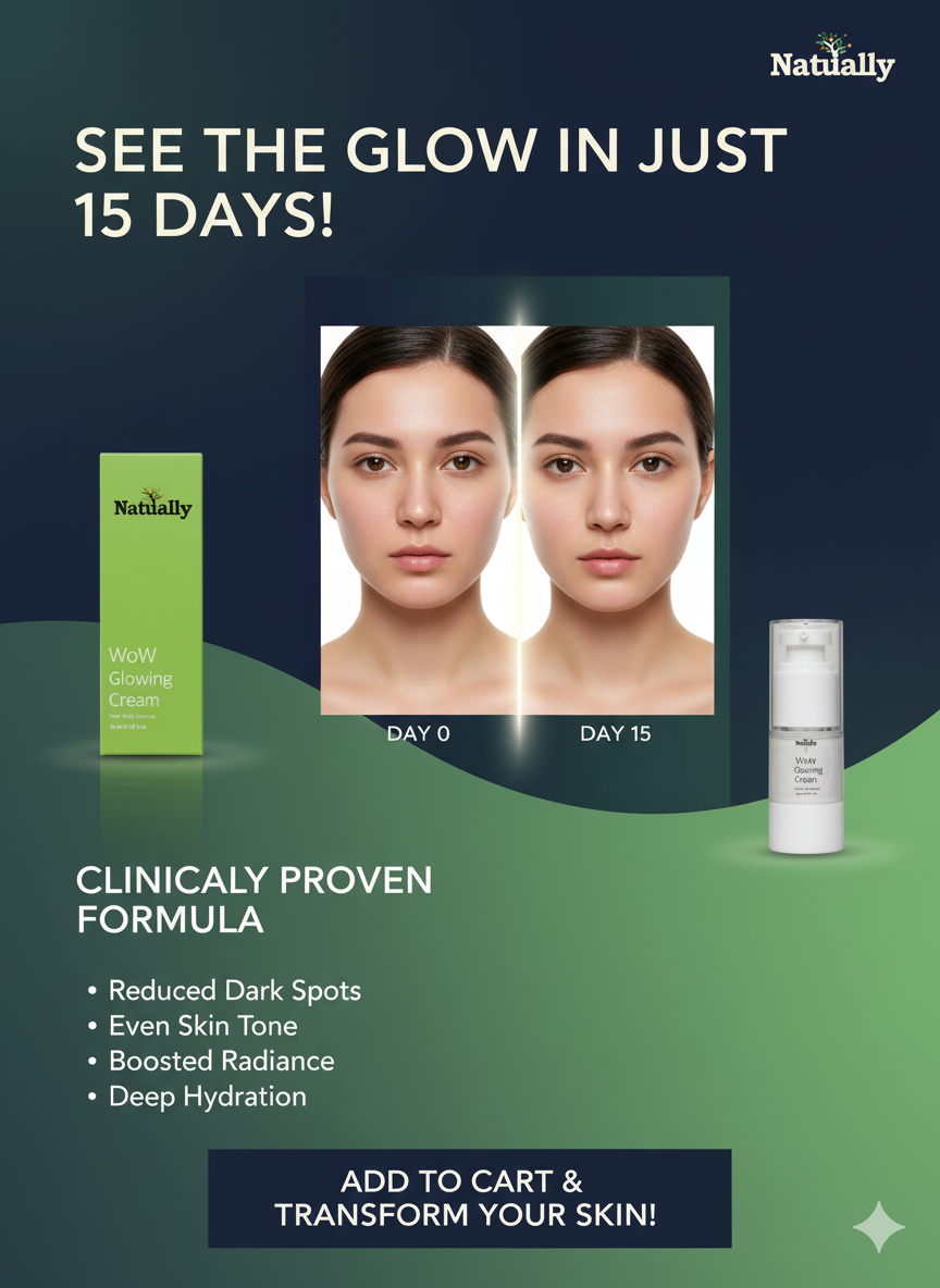 Natually WoW Glowing Cream 20gms