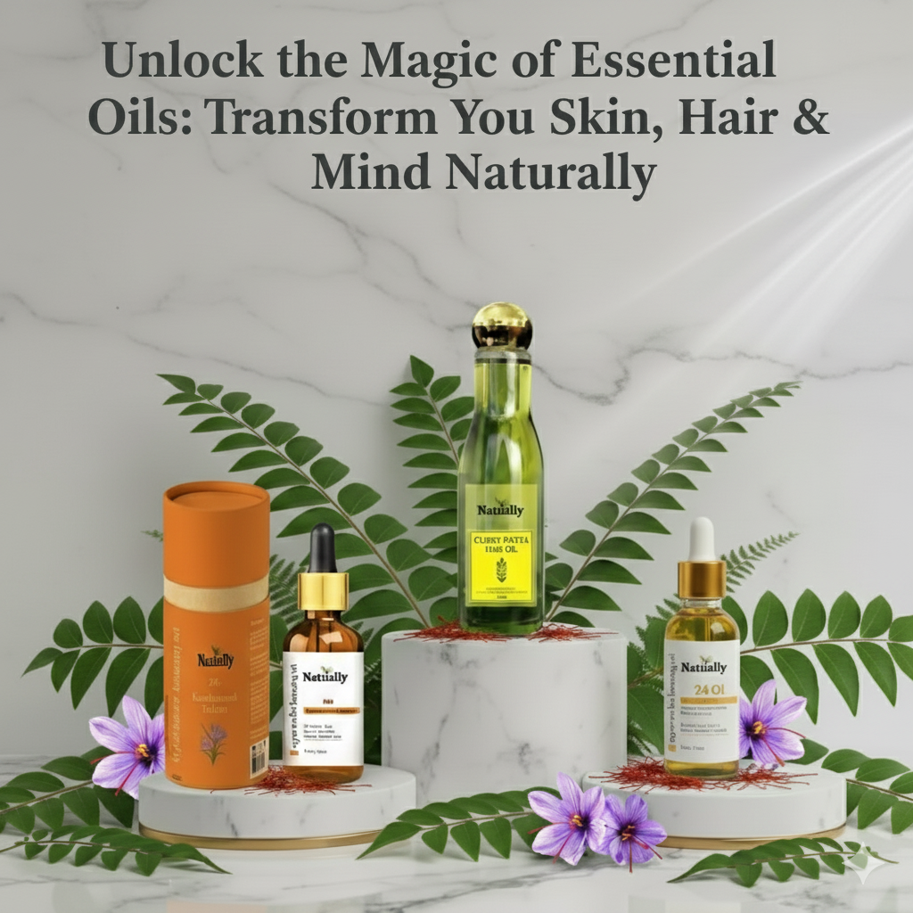Unlock the Magic of Essential Oils: Transform Your Skin, Hair & Mind Naturally