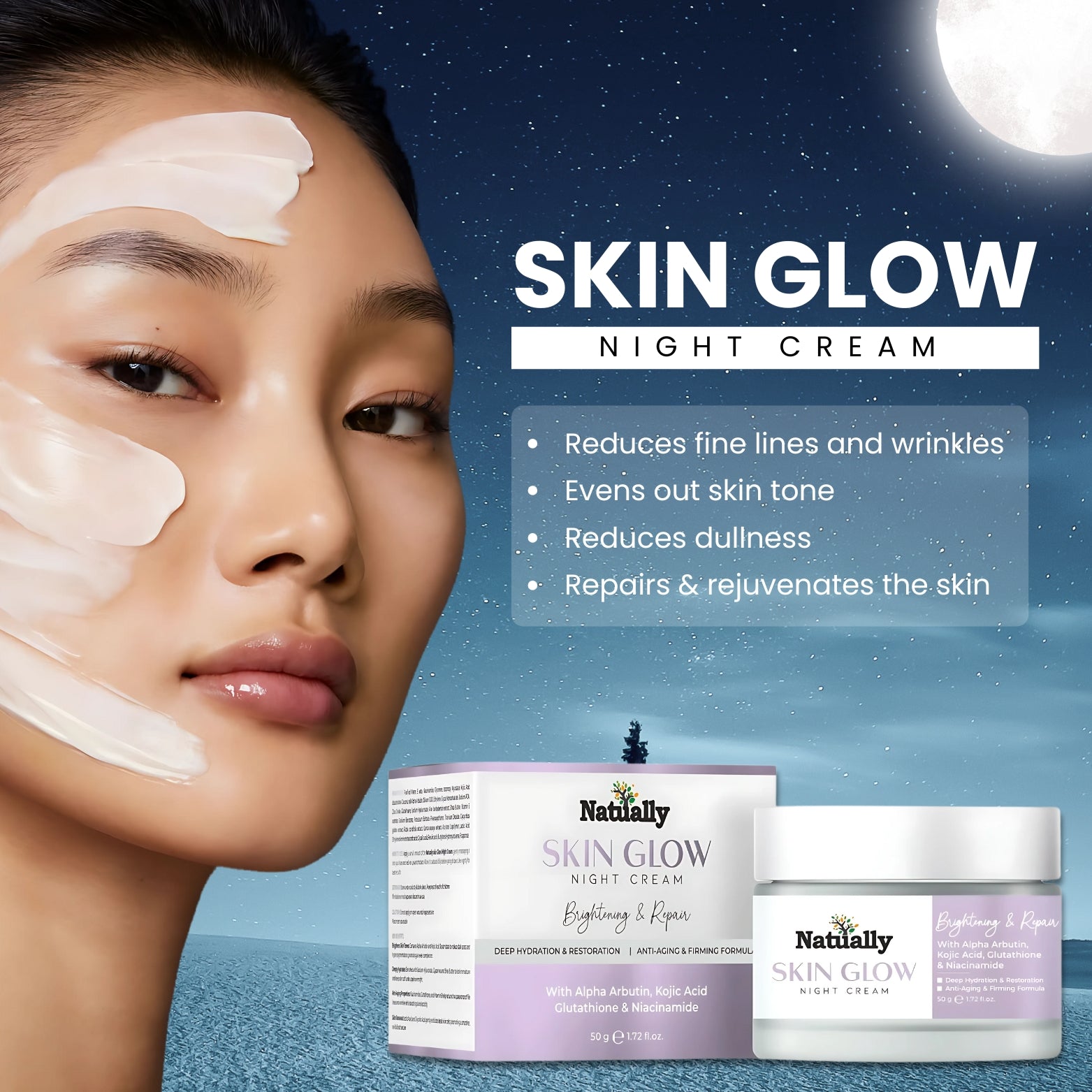 Say Goodbye to Dull Skin: Discover the Magic of Skin Glow Night Cream
