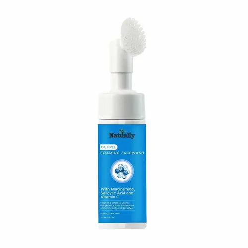 NATUALLY Oil-Free Foaming Face Wash & 130ml