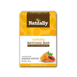 NATUALLY Exfoliating Bathing Bar with Papaya Extract and Kojic Acid - 125g