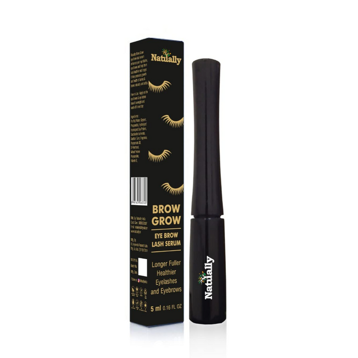 Natually Eyebrow Lash Serum For Longer And Healthier Eyelashes And Eyebrows - 5ml