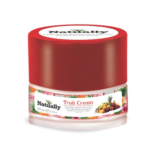 Natually Fruit Cream - Skin Brightening & Anti-Ageing - 180g