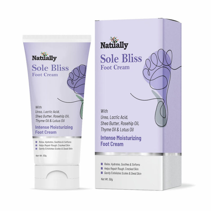 Natually Sole Bliss Foot Cream | Intense Moisturizing Foot Cream