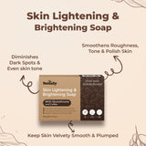 NATUALLY Skin Lightening & Brightening Soap |Gluthionine & coffee- Radiant and Even-Toned Skin | 125g