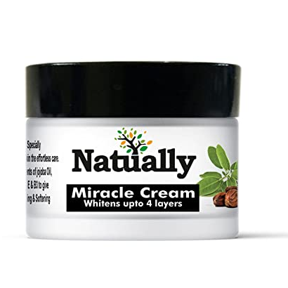 Natually Miracle Skin Care Cream Enriched With Jojoba Oil Aloevera With Multivitamins | Natural Moisturizing Whitening Cream