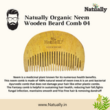 Natually Neem Beard Comb 04