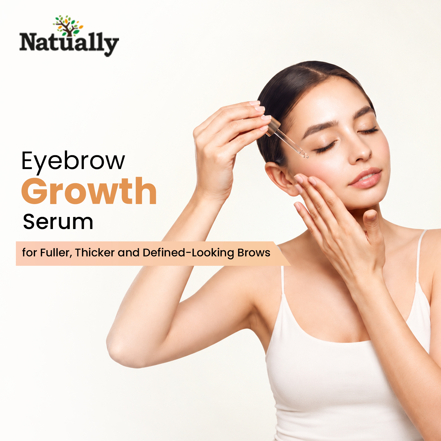 Eyebrow Growth Serum for Fuller, Thicker and Defined-Looking Brows