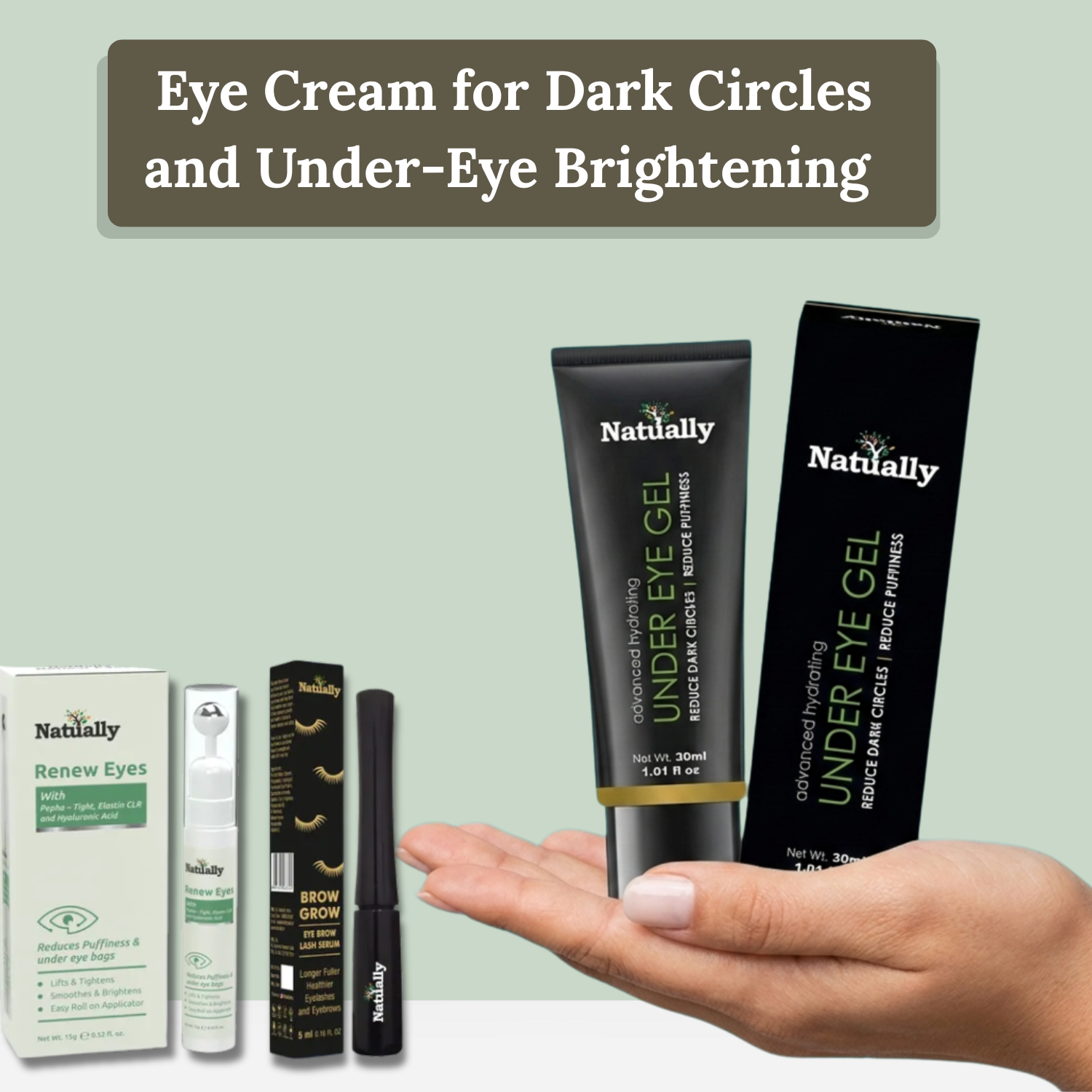 Eye Cream for Dark Circles and Under-Eye Brightening