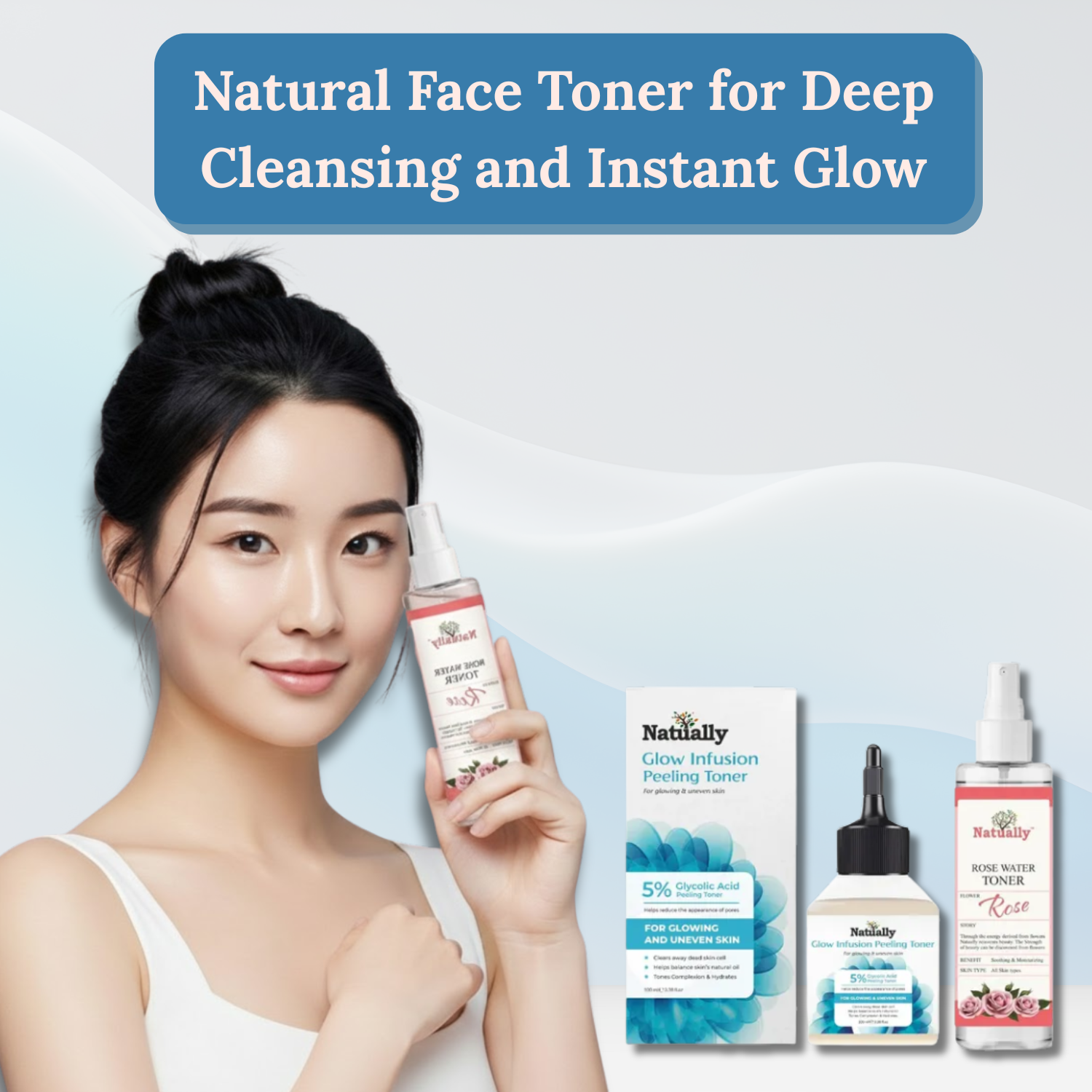 Natural Face Toner for Deep Cleansing and Glow