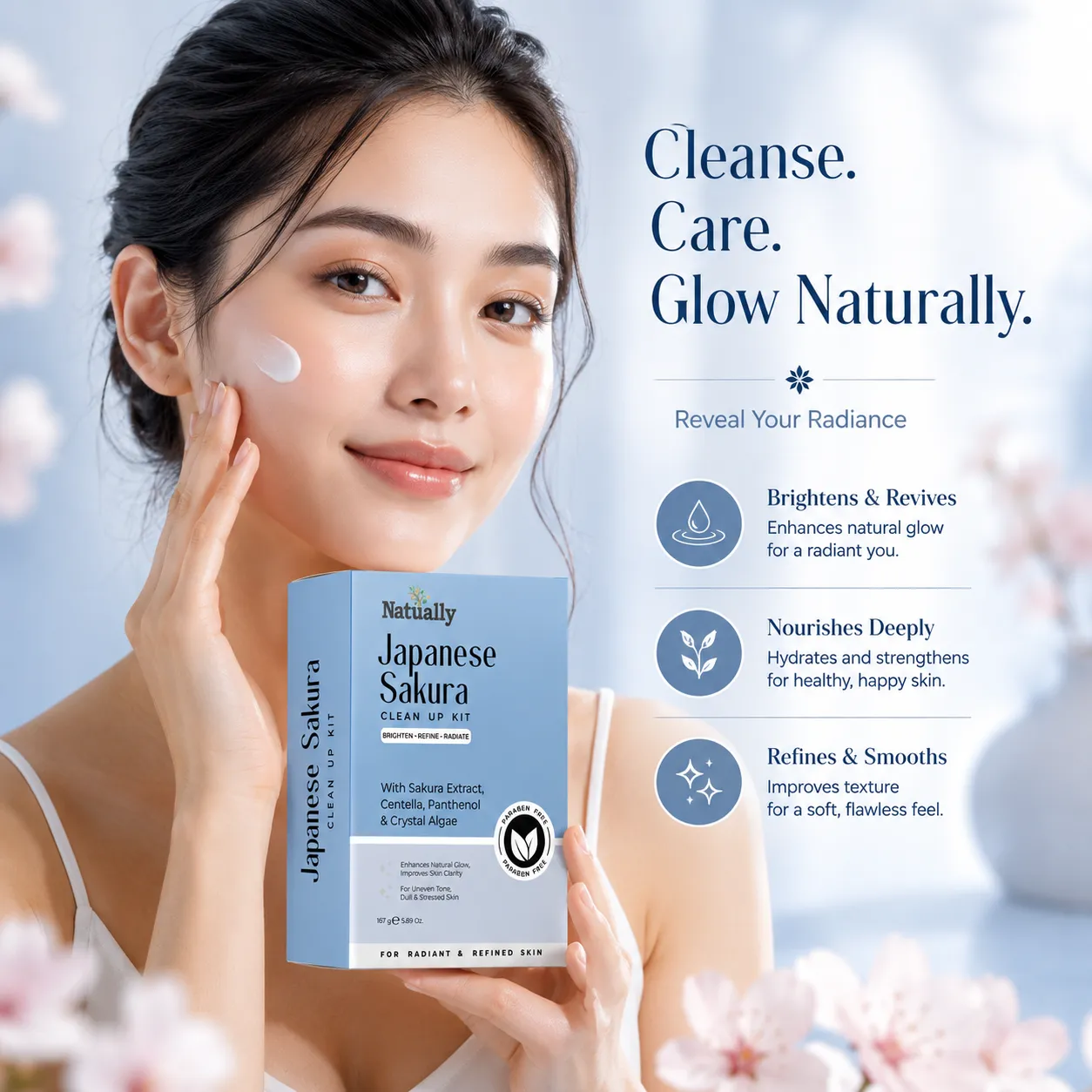 Natually Japanese Sakura CleanUp Kit - Image 3