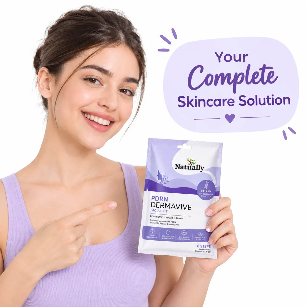 Natually PDRN Dermavive Facial Kit - Image 6