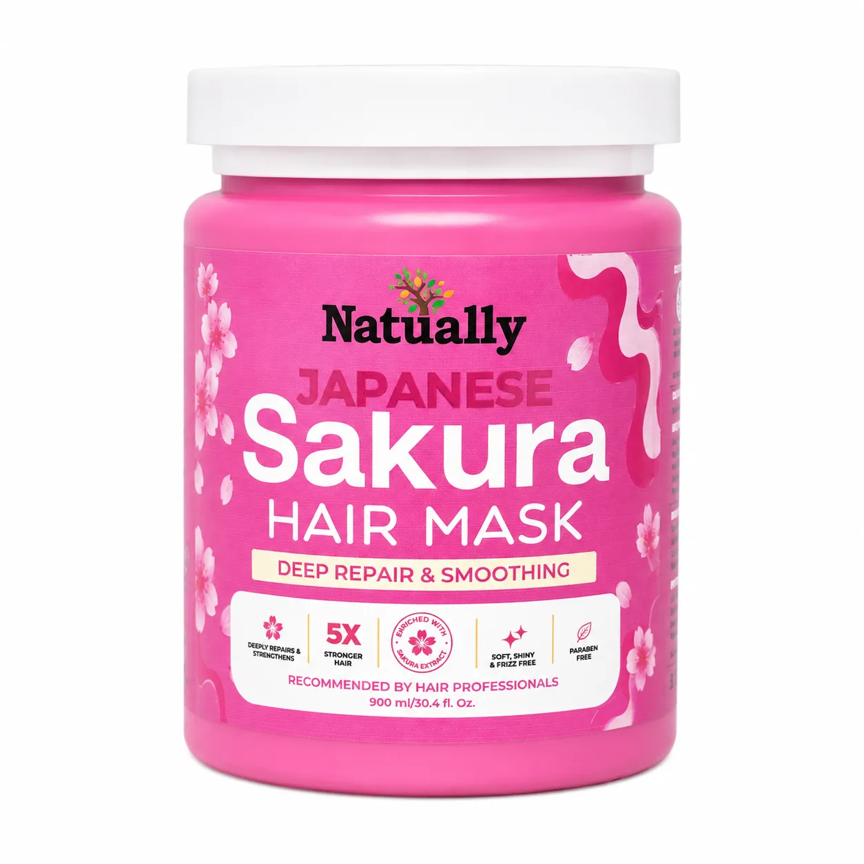Natually Japanese Sakura Hair Mask – Deep Repair & Smoothing