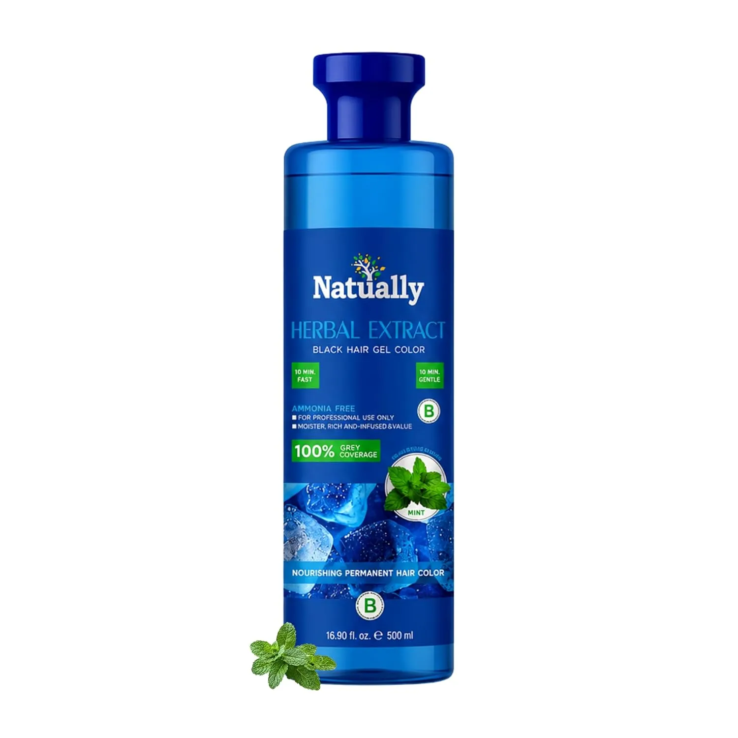 Natually Herbal Extract Black Hair Gel Color - Image 5