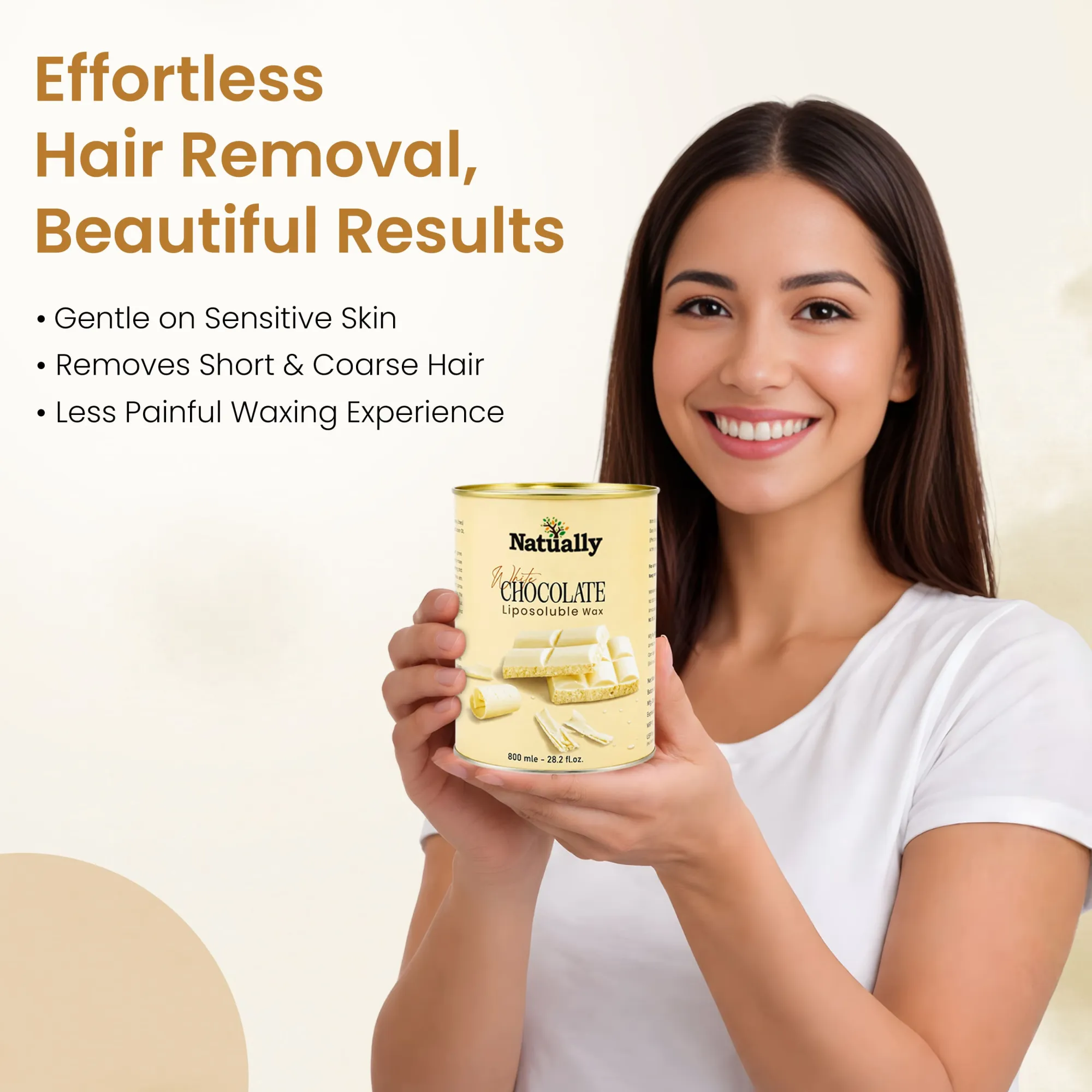 Natually White Chocolate Liposoluble gel Wax - 800g - Image 4