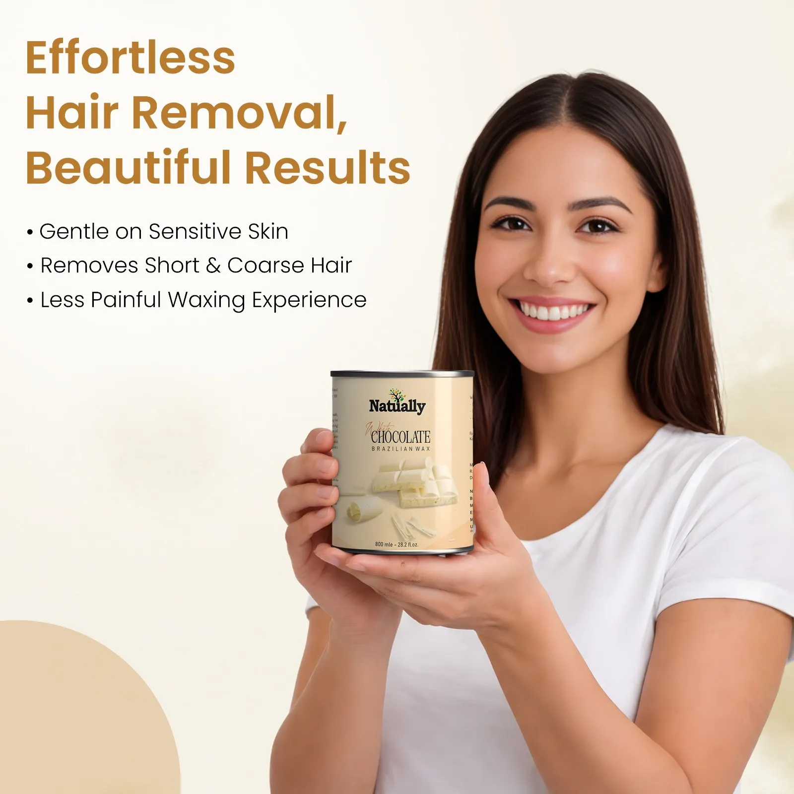 Natually White Chocolate Liposoluble gel Wax - 800g - Image 6