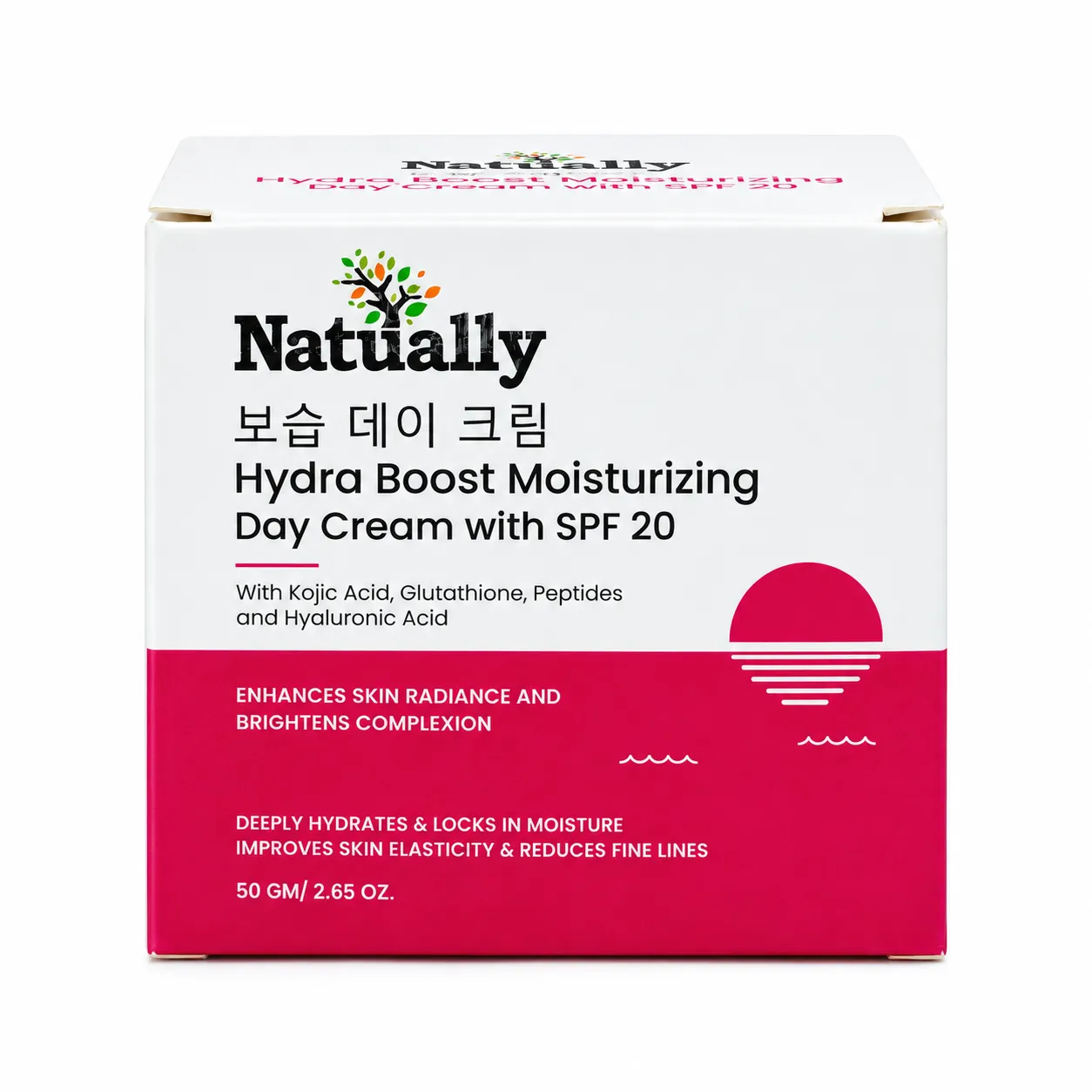 Natually Hydra Boost Moisturizing Day Cream SPF 20 – 50 GM