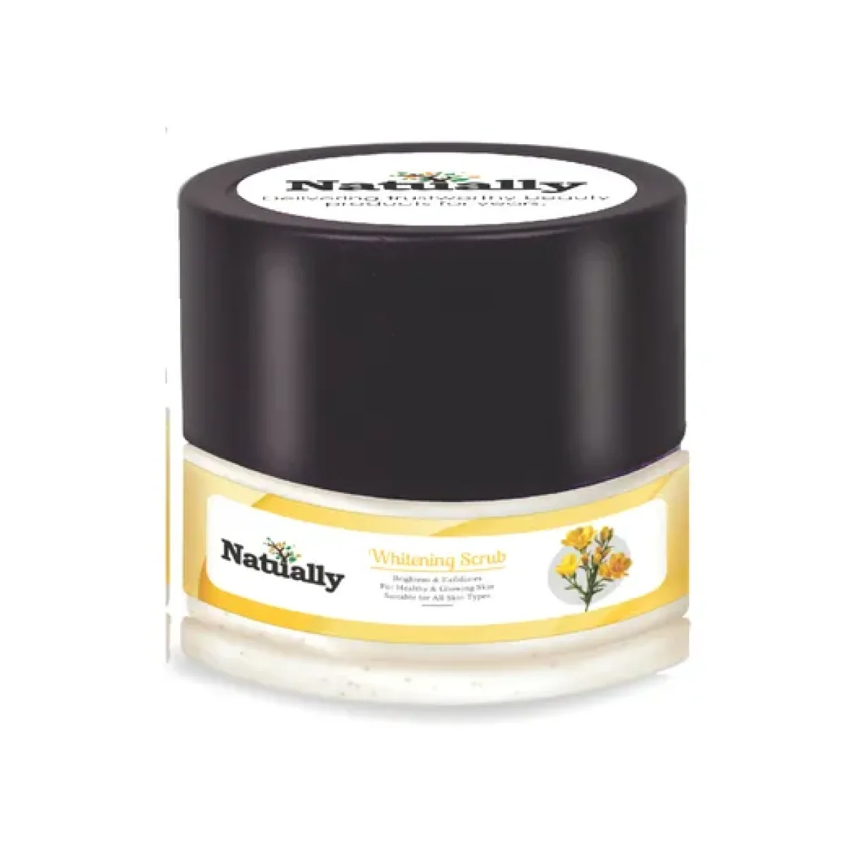Natually Whitening Scrub - Brightens & Exfoliates For Healthy And Glowing Skin - 180g