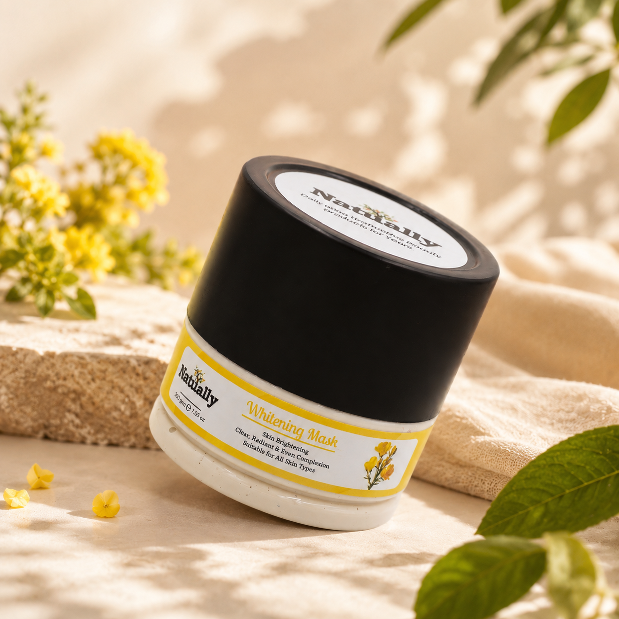 Natually Whitening Mask -Skin Brightening Clear, Radiant & Even Complexion