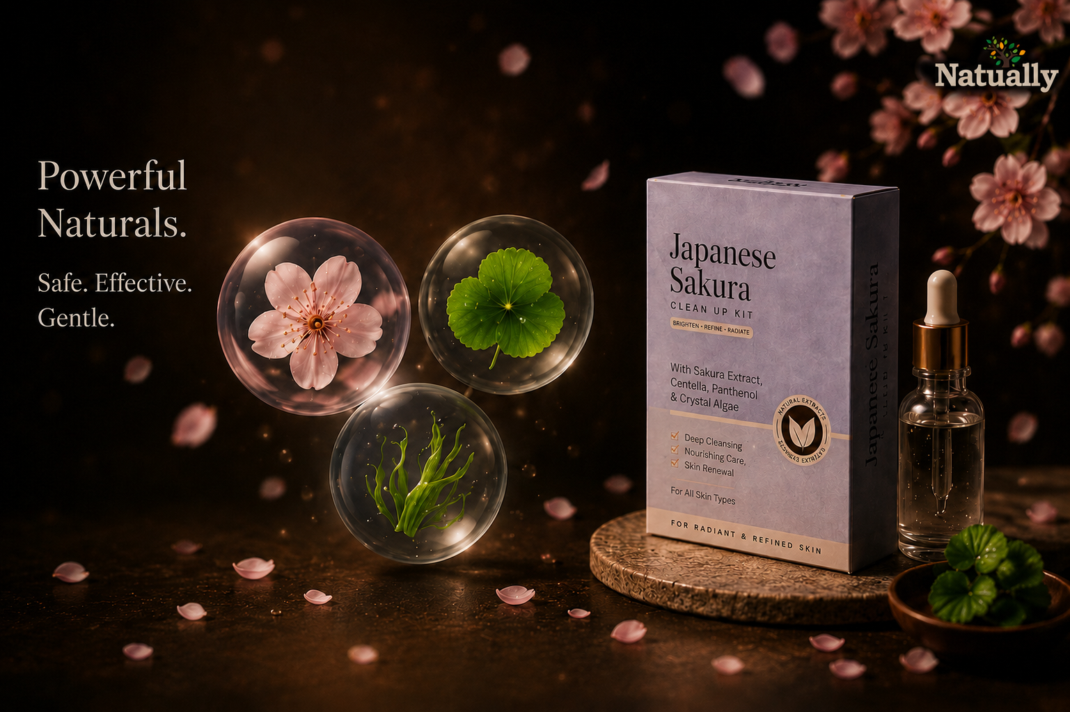 Natually Japanese Sakura CleanUp Kit - Image 4