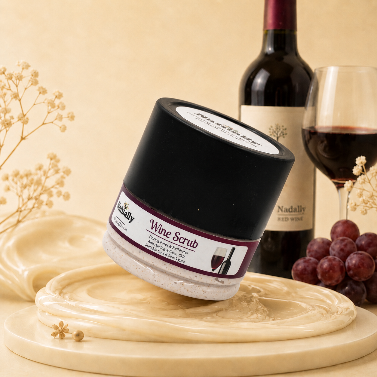 Natually Wine Scrub - Anti ageing & Clear Skin