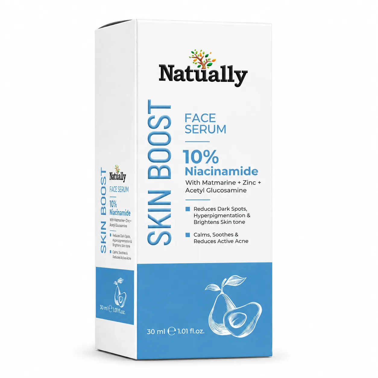 Natually Skin Boost 10% Niacinamide Face Serum 30ml