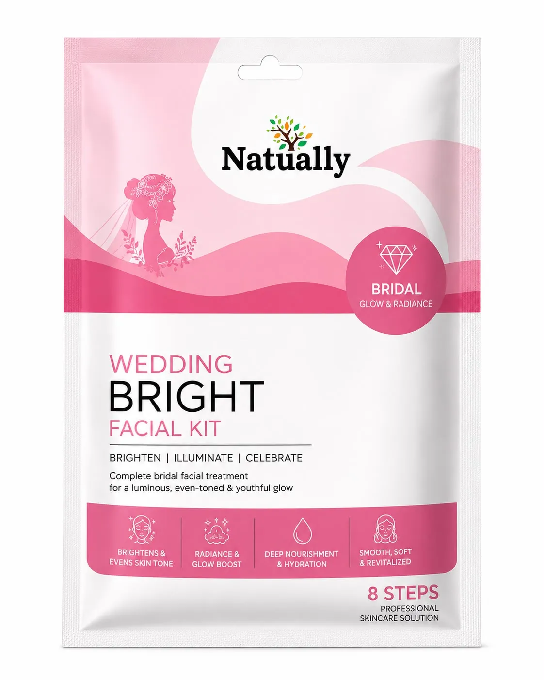 Natually Wedding Bright Facial Kit