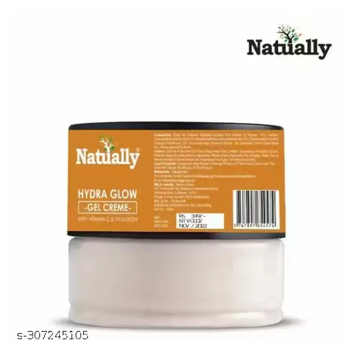 Natually Hydra Glow Gel Cream 100ml - Vitamin- C