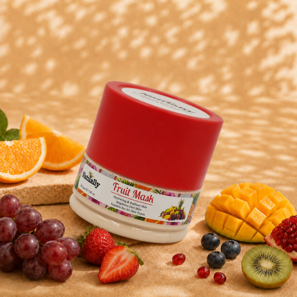 Natually Fruit Mask | Hydrating & Radiant Skin Brightens Dull Skin
