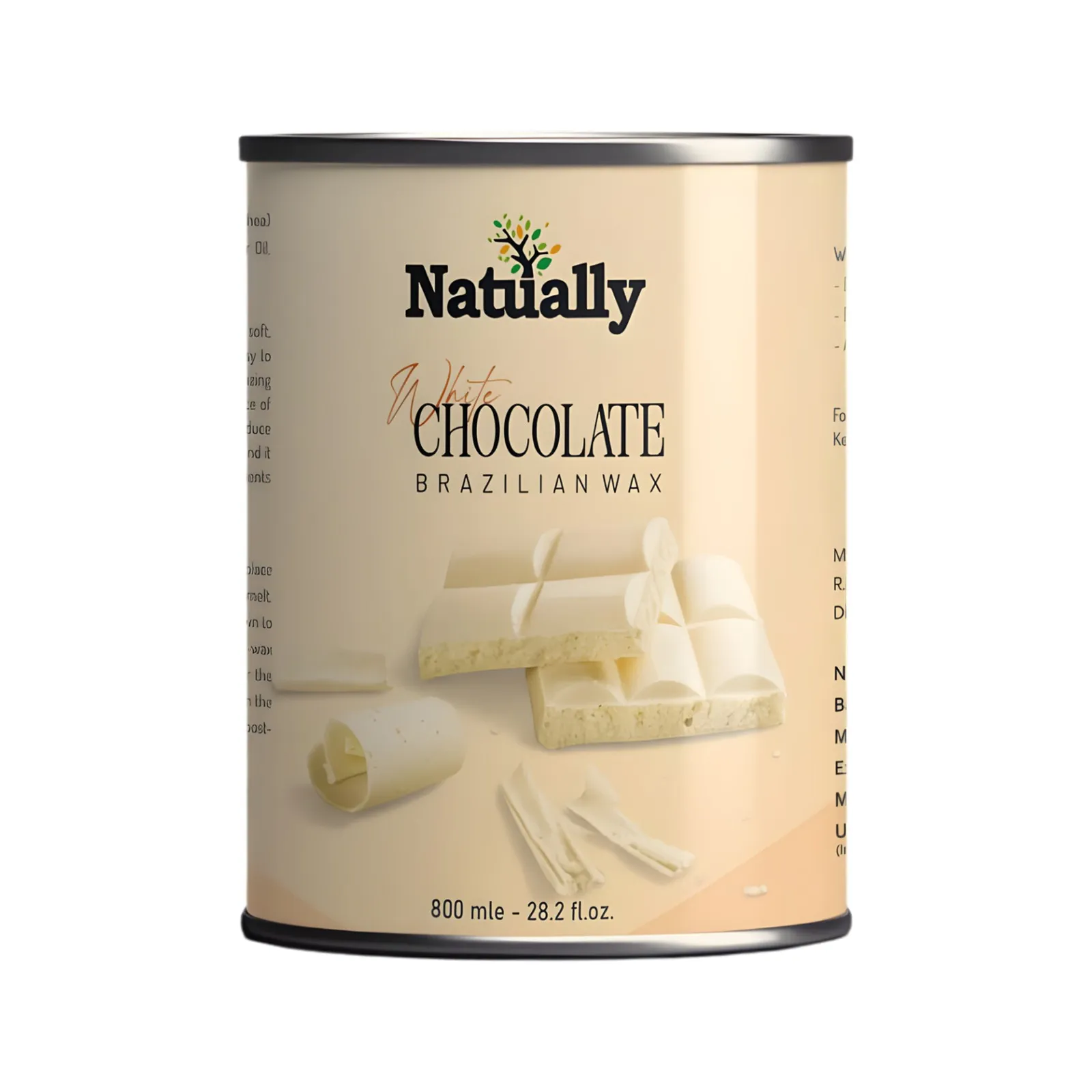 Natually White Chocolate Liposoluble gel Wax - 800g