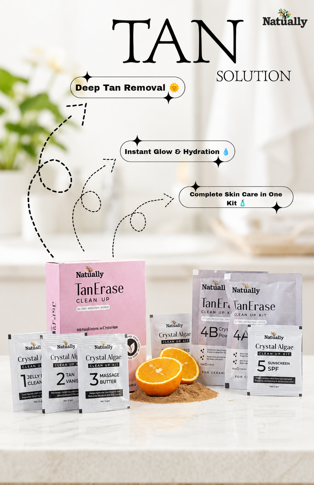 Natually TanErase CleanUp Kit - Image 5