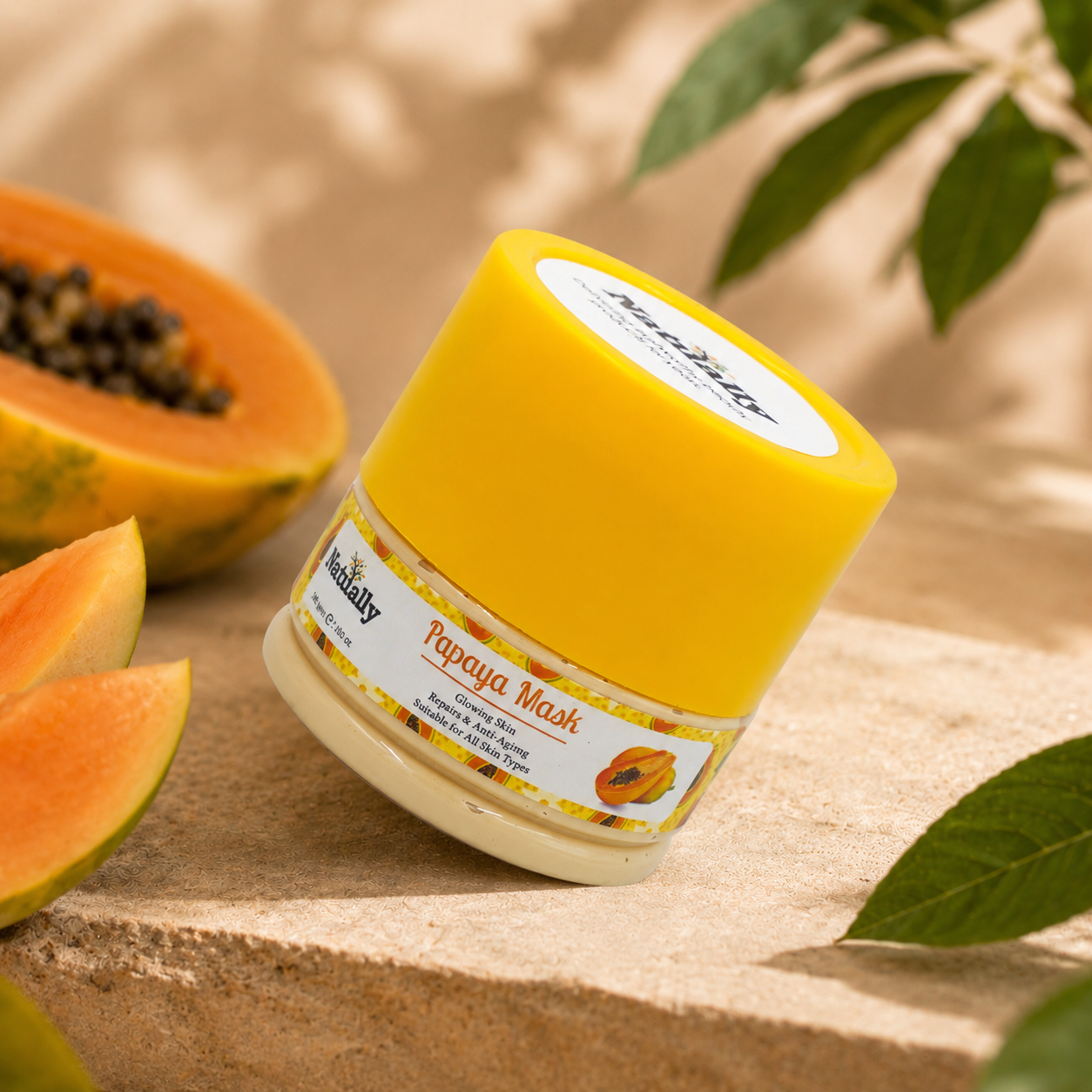 Natually Papaya face Mask - Glowing Skin Repairs & Anti Ageing