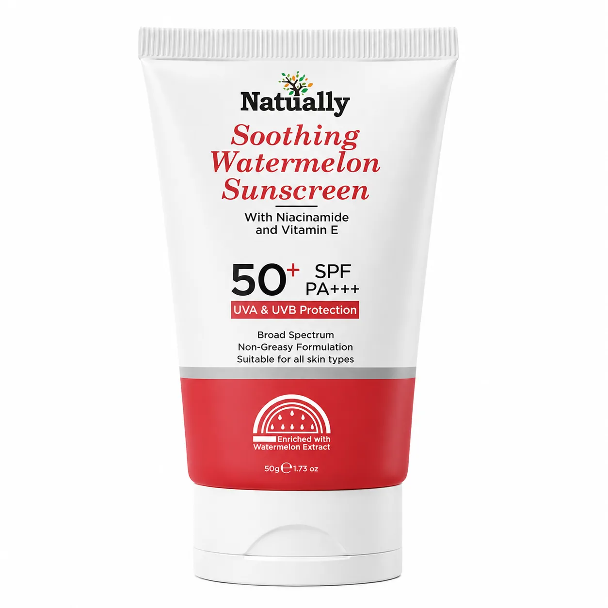 Natually Soothing Watermelon Sunscreen SPF 50+ PA+++ - Image 4