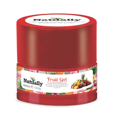 Natually Fruit Gel Hydrating & Brightening Nourish, Soothe & Revitalize -350g