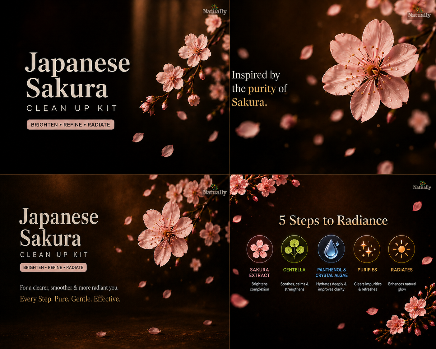 Natually Japanese Sakura CleanUp Kit - Image 6