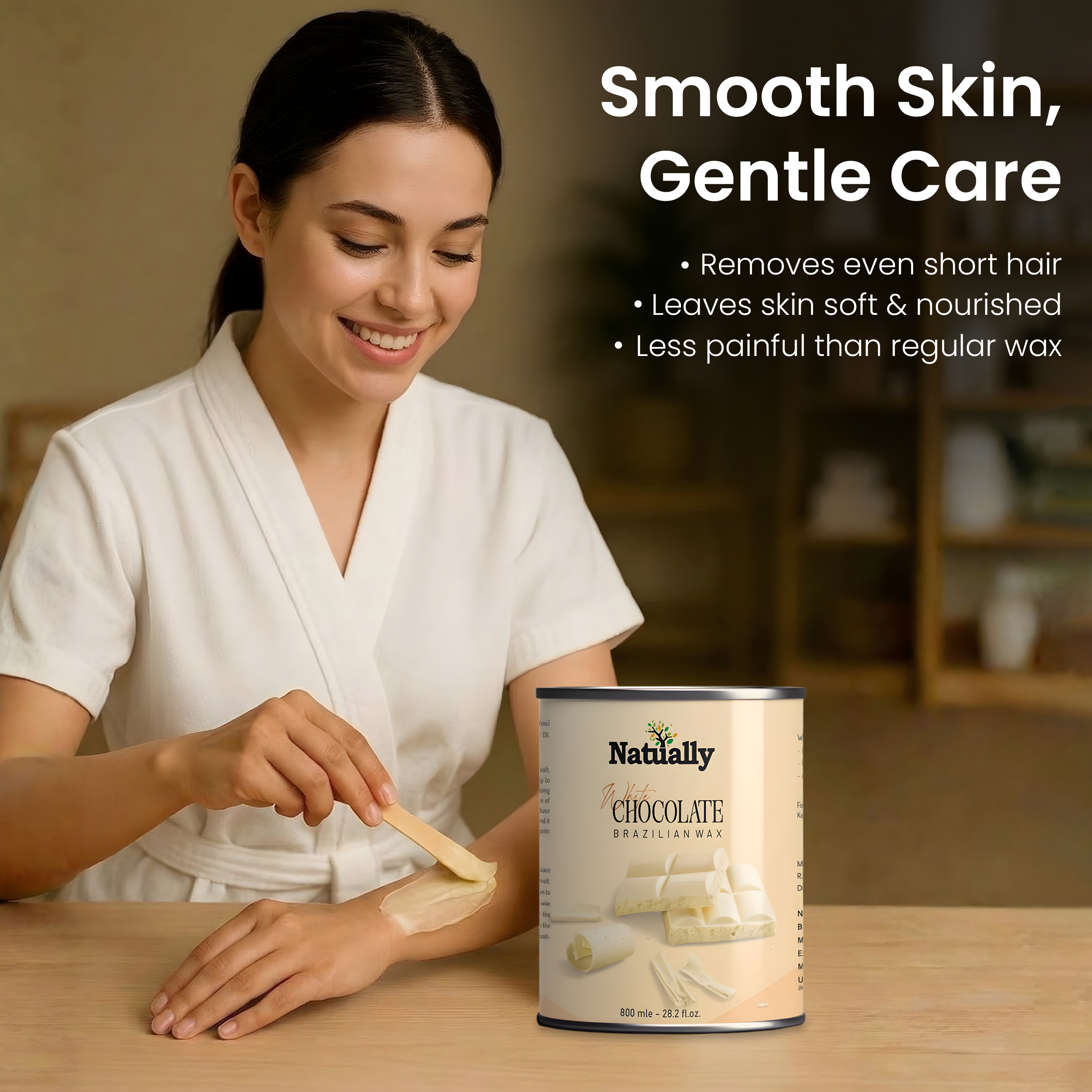 Natually White Chocolate Liposoluble gel Wax - 800g - Image 4