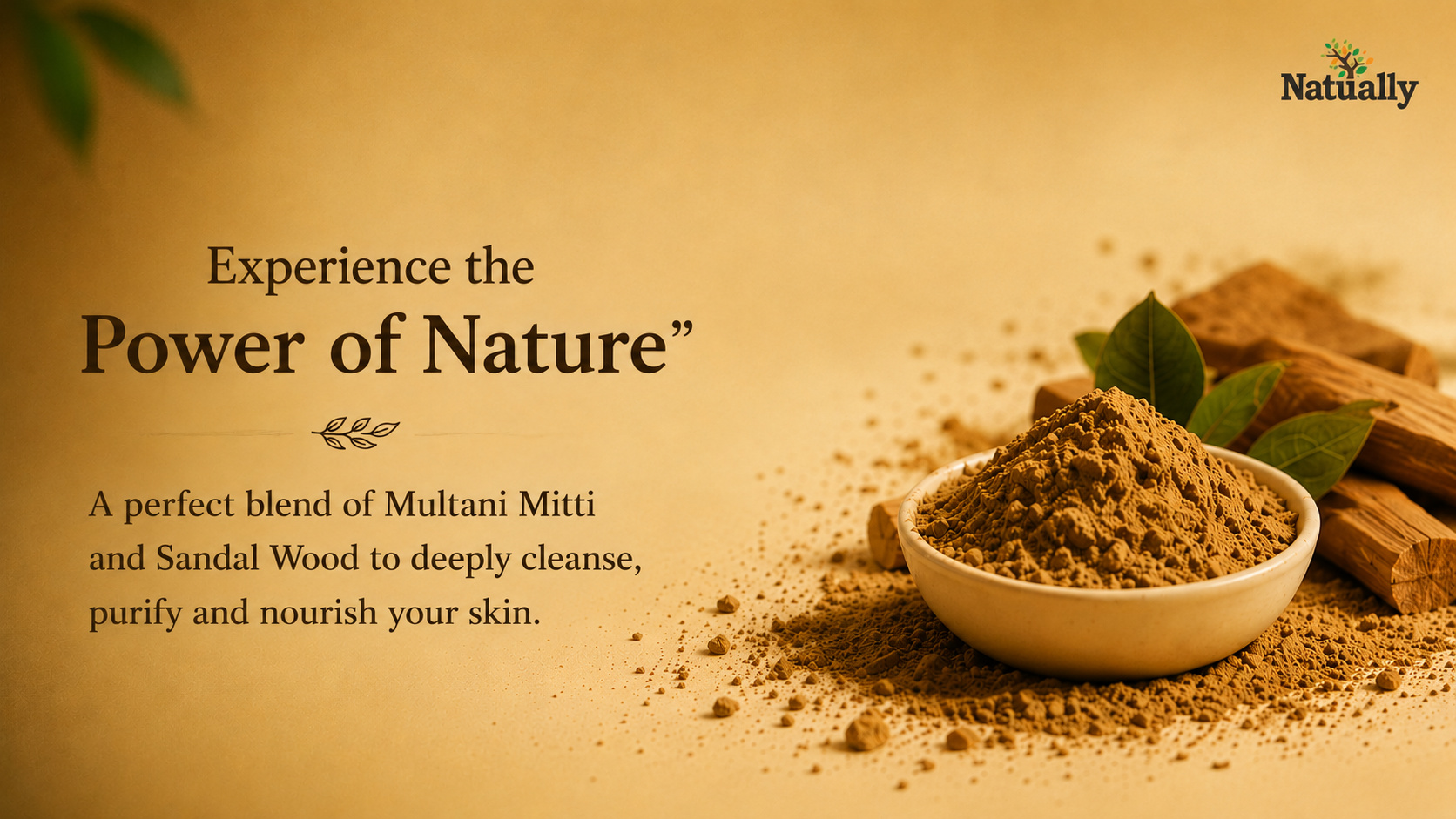 Natually Multani Mitti Soap with Sandal Wood – Handmade Herbal Cleansing Bar - Image 4