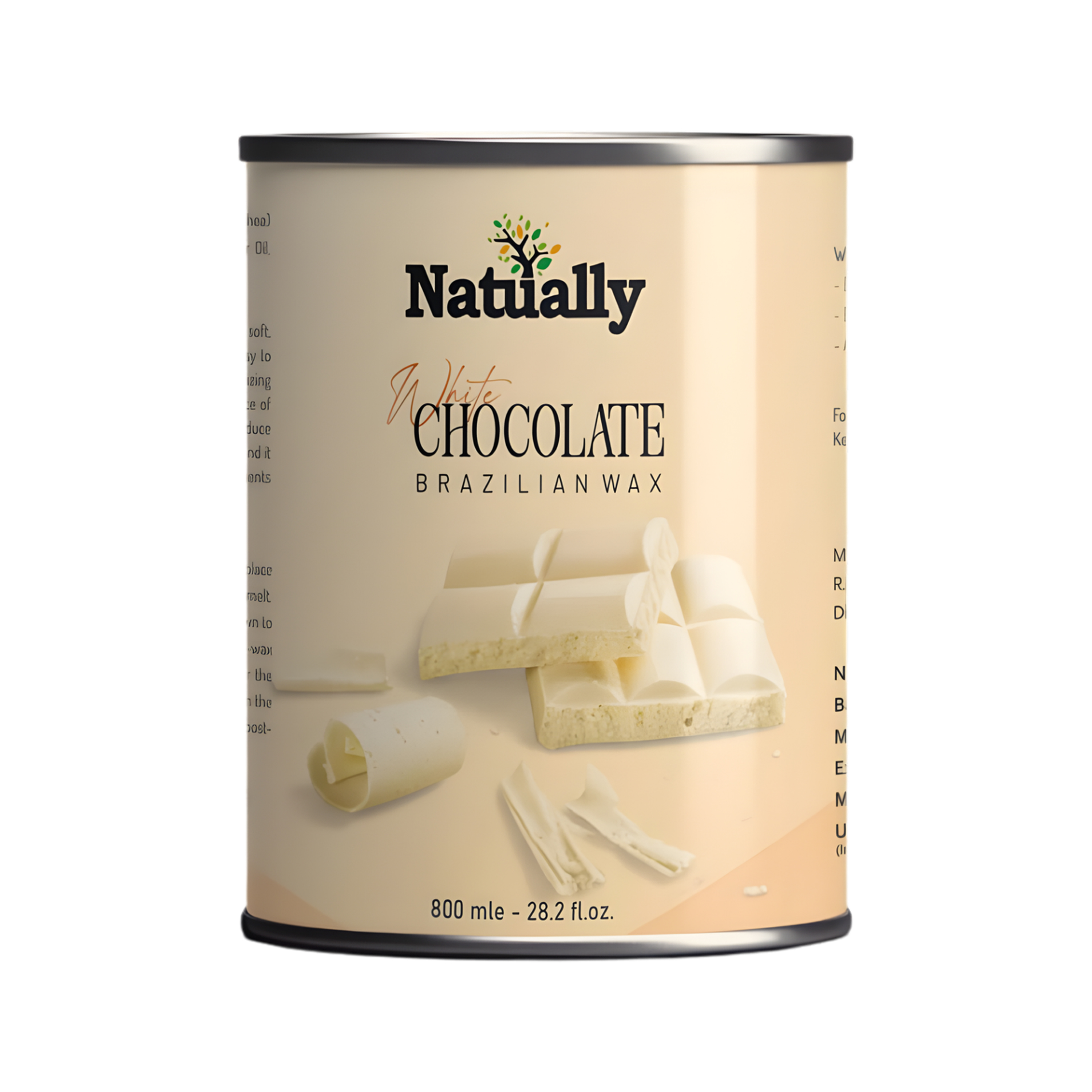 Natually White Chocolate Liposoluble gel Wax - 800g