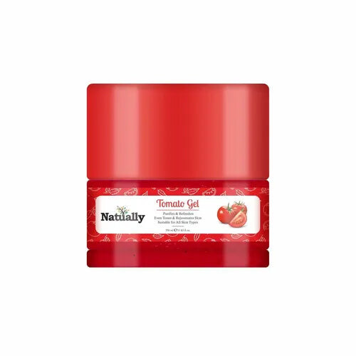 NATUALLY TOMATO MASK, SCRUB, GEL & CREAM - Pack Of 4 -350GMS/pack
