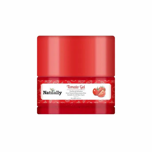 NATUALLY TOMATO MASK, SCRUB, GEL & CREAM - Pack Of 4 -350GMS/pack
