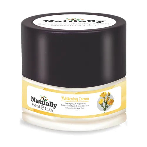 Natually Skin Whitening Cream - Anti-Ageing & Brightening Reduces Dark Spots& Even Skin Tone - 350g
