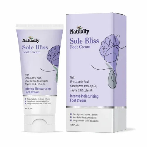 Natually Sole Bliss Foot Cream- Intense Moisturizing Foot Cream