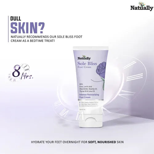 Natually Sole Bliss Foot Cream- Intense Moisturizing Foot Cream