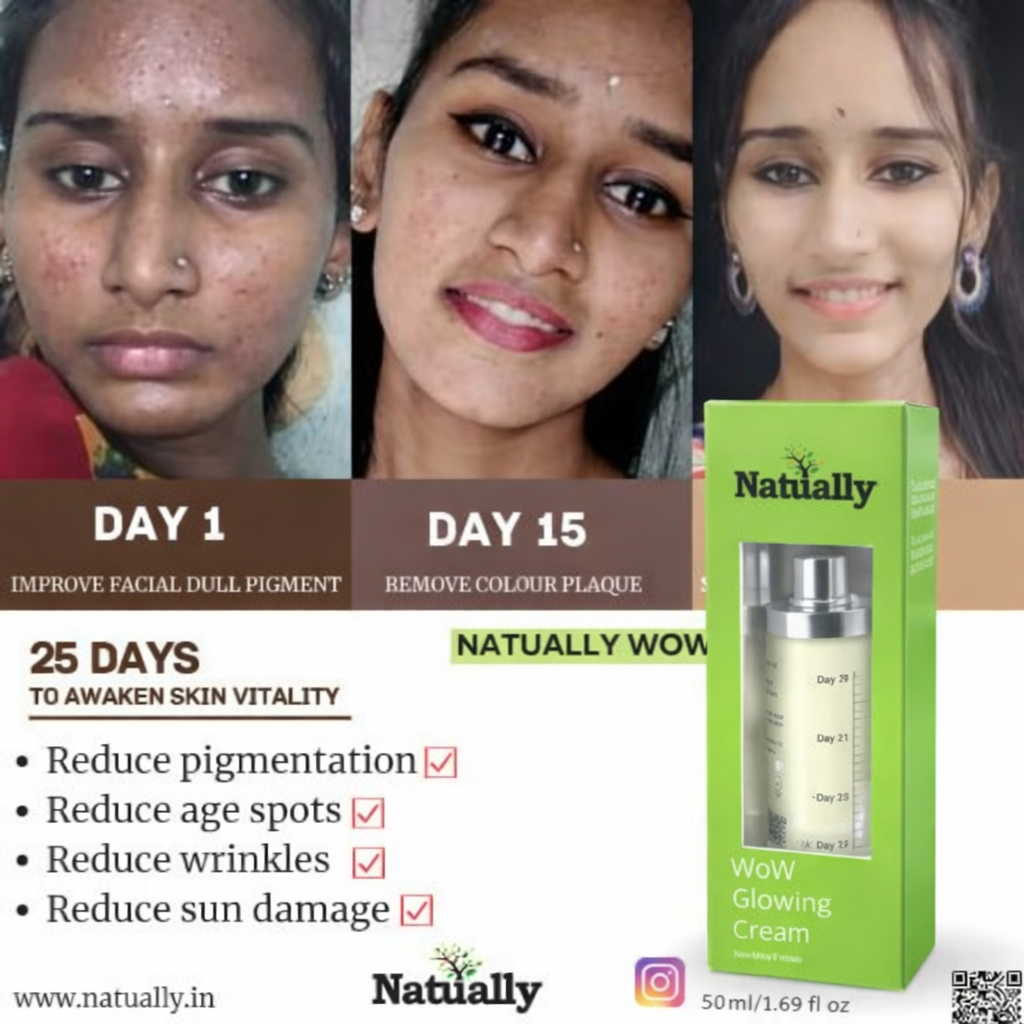 NATUALLY WOW GLOWING CREAM 50g - Image 2