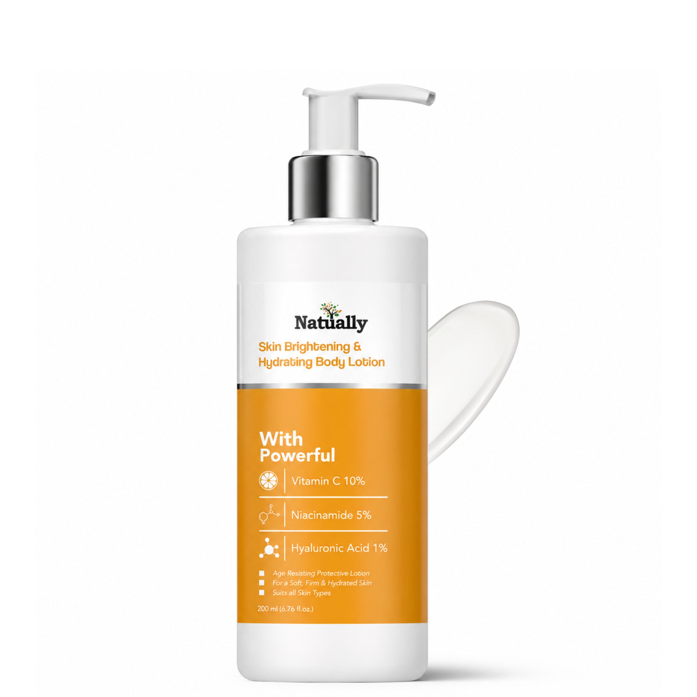 Natually Skin Brightening & Hydrating Body Lotion 200ml
