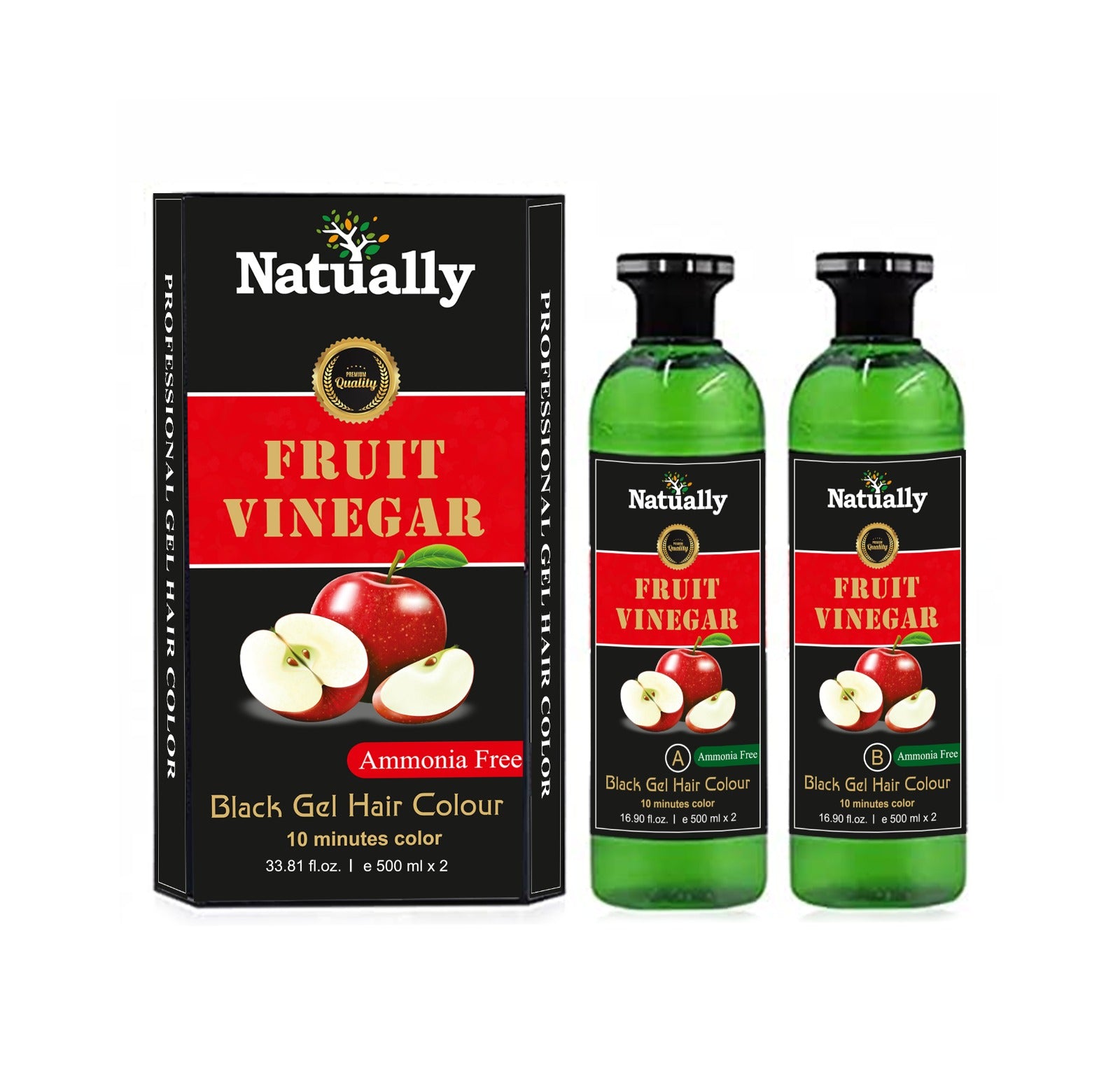 "Unlock Vibrant Hair: Introducing Natually Fruit Vinegar Gel Hair Color"
