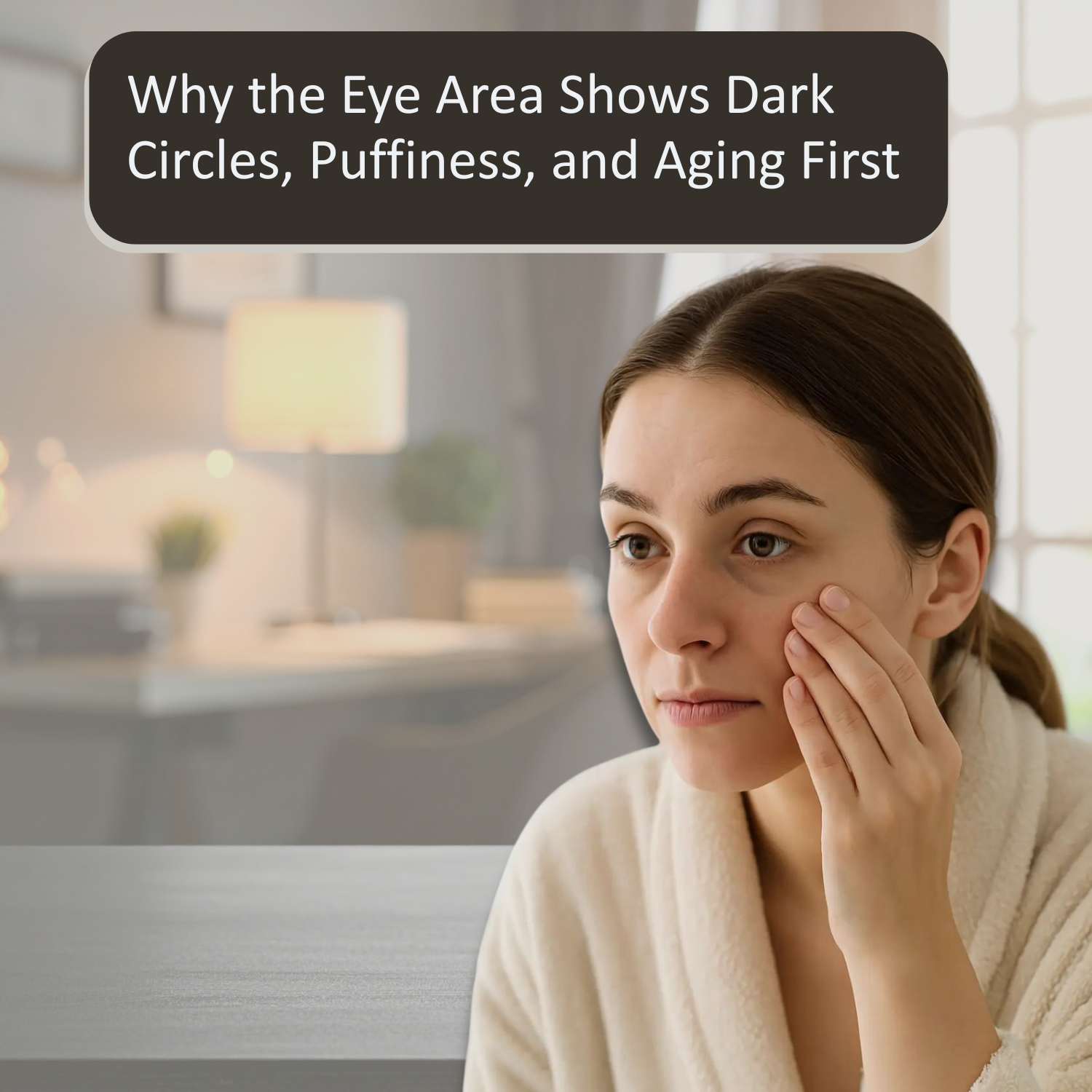 Why the Eye Area Shows Dark Circles, Puffiness, and Aging First