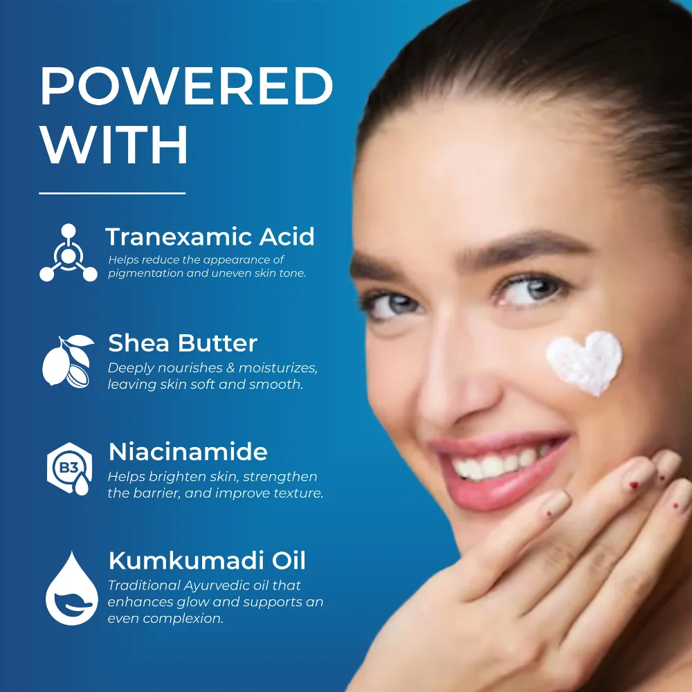 Glow 7 Skin Brightening Night Cream for Radiant Overnight Care20G