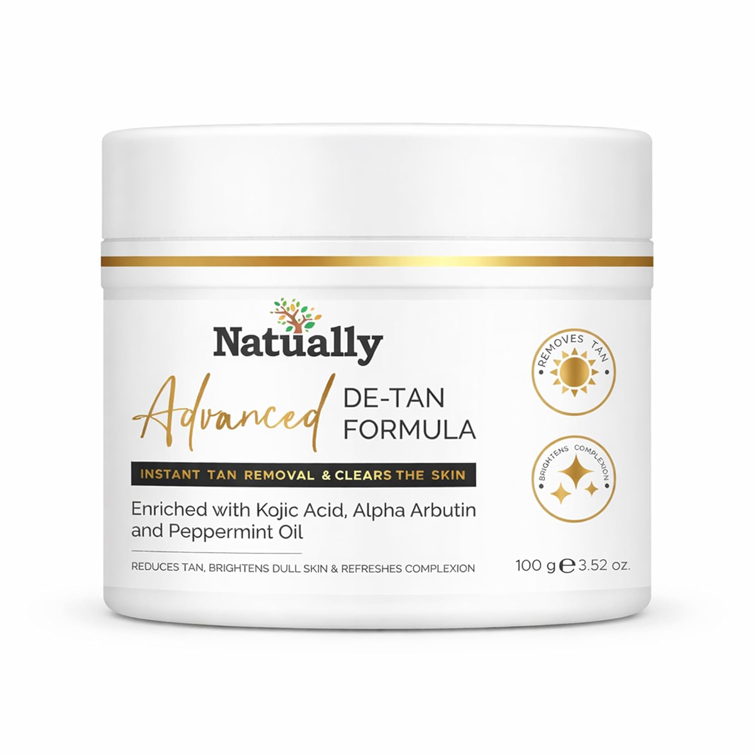 Advanced De-Tan Removal Cream for Bright and Even Skin Tone