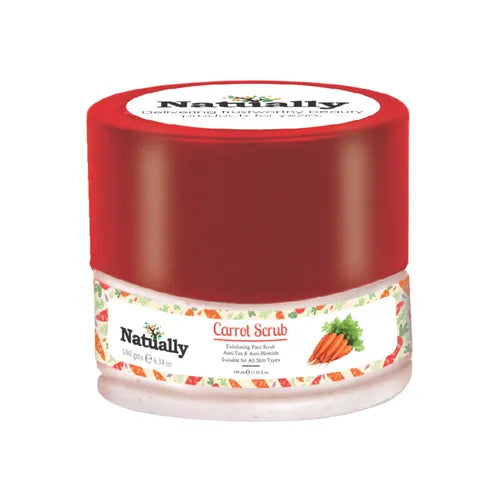 Natually Carrot Cream Revitalizes Youthful Skin Hydration & Nourishment Booster - 180g